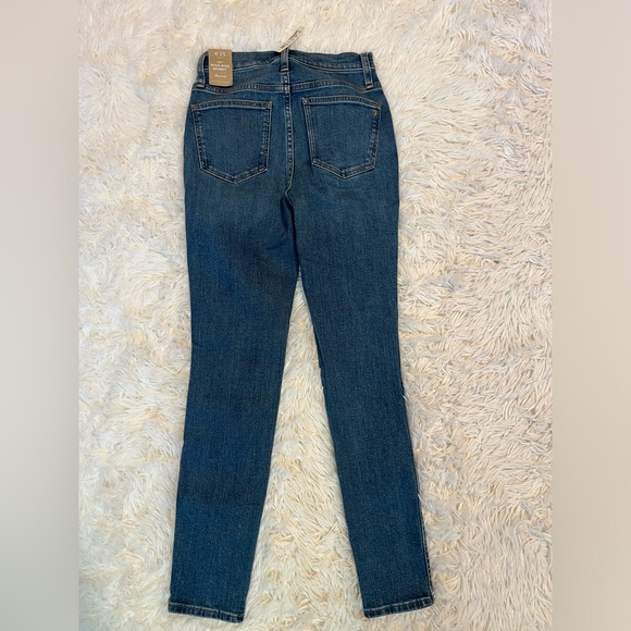 NWT Madewell 10" high-rise skinny jeans in foregate wash: knee-rip edition 25 - Picture 7 of 8